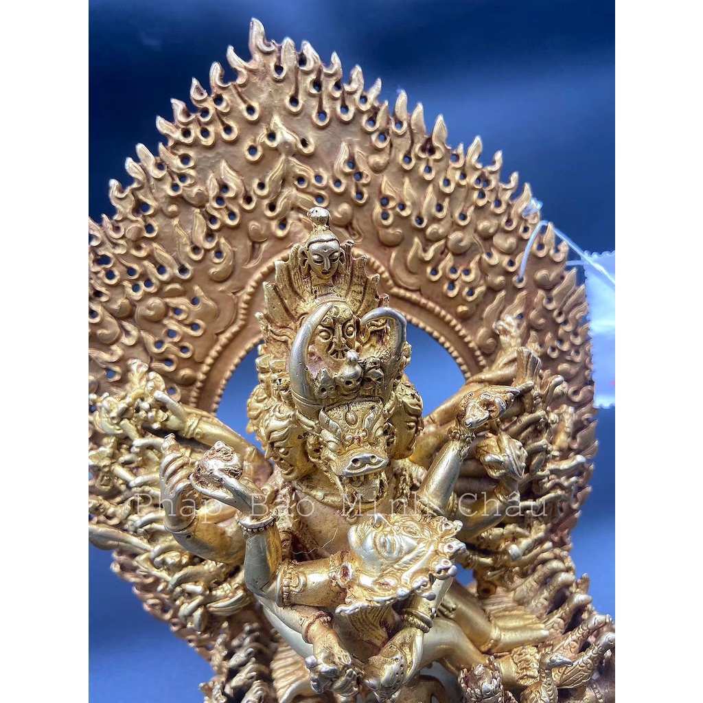 [PBMC]Tượng đồng Nepal Yamataka 19cm (Pho)