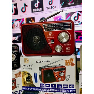 Đài fm radio dc-521 uts mẫu mới qùa tặng cho người thân yêu