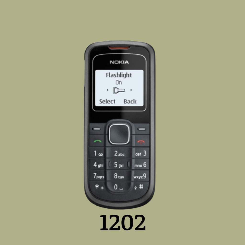Điện Thoại Nokia 1202 Vỏ Khít Chính Hãng Bảo Hành 12 Tháng.