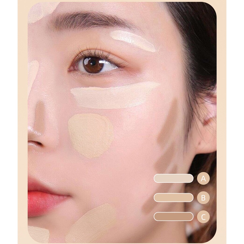 Kem Che Khuyết Điểm 3 Màu Che Phủ Quầng Thâm Chuyên Nghiệp