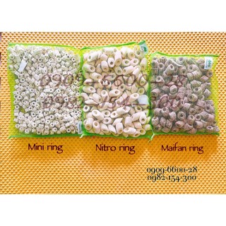 Vật liệu lọc Mini Ring, nitro ring, maifan ring, 1 túi 1 lít