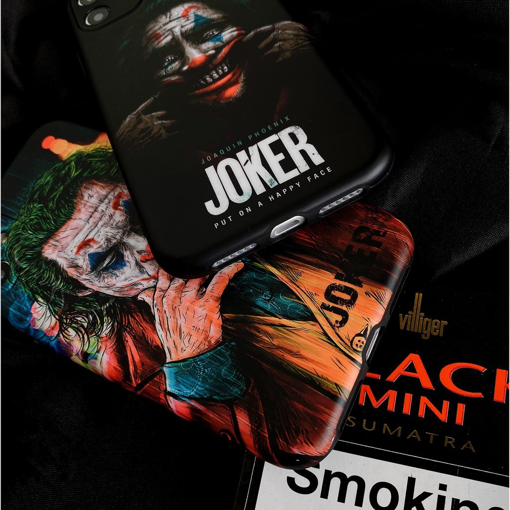 Ốp Lưng iphone hình Jocker độc đáo dẻo bảo vệ camera cho 7pluss 8pluss x xs xsmax 11 11max 12 12max 13 13max