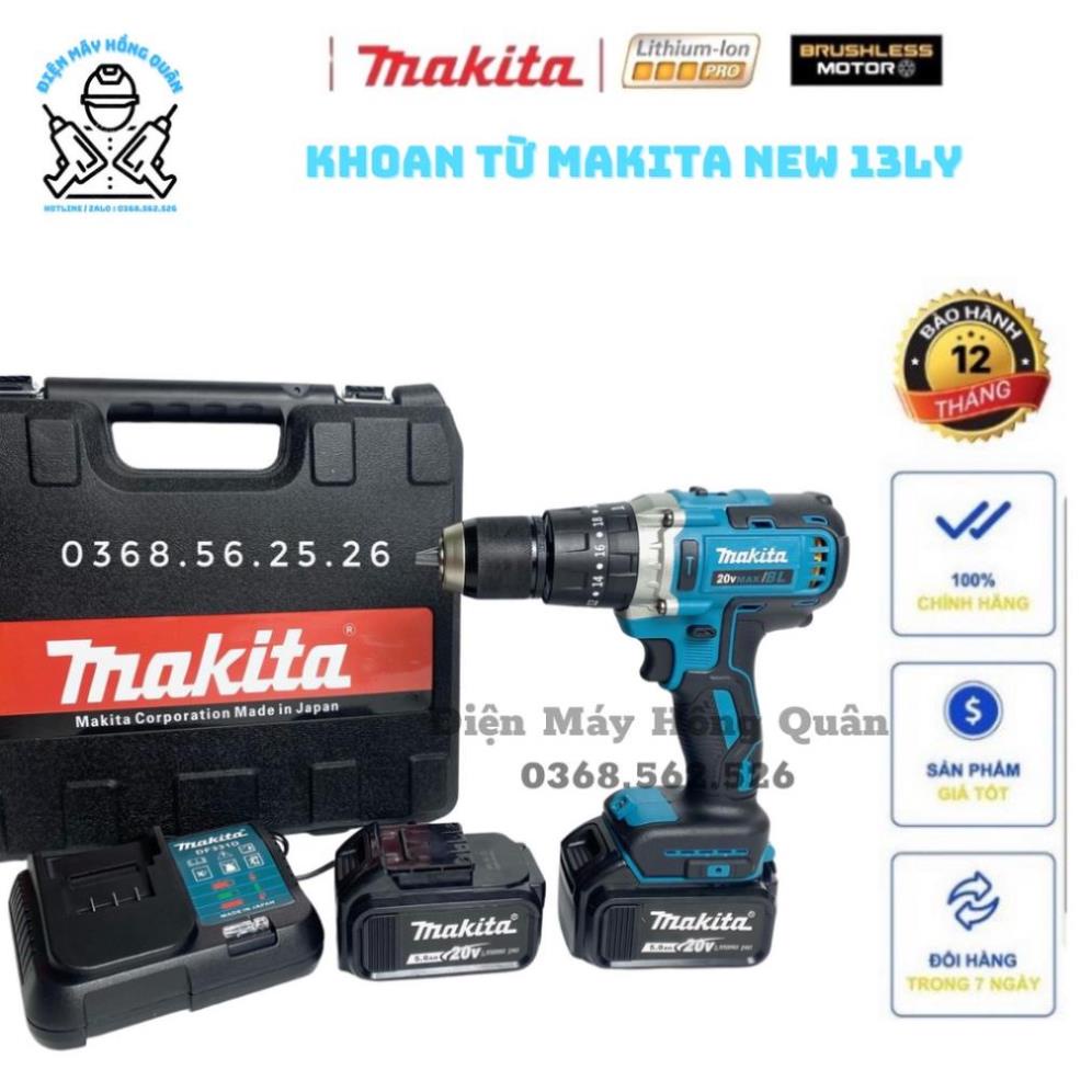 Máy khoan pin , máy bắn vít MAKITA 20v, khoan pin không chổi than, máy khoan cầm tay