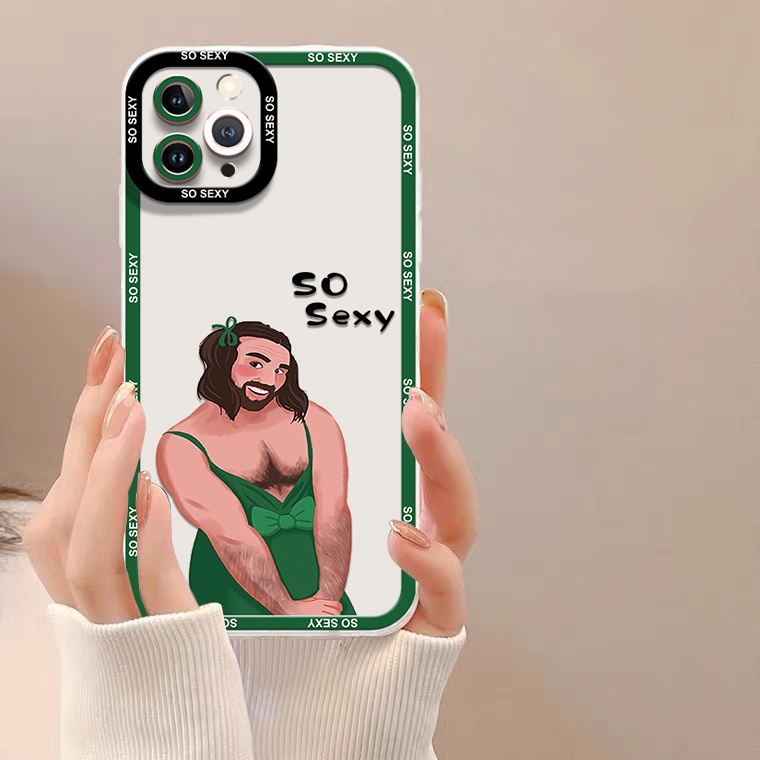 Ốp Điện Thoại Silicon TPU Mềm Trong Suốt Chống Sốc Thời Trang Cho IPhone 14 13 Pro X XR XS Max 11 12 6 6S 7 8 14 Plus