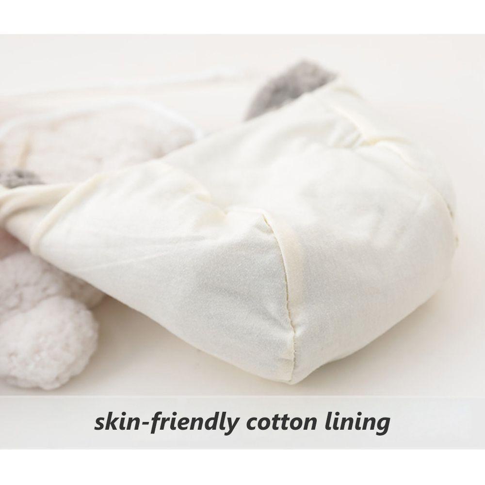 Mũ Giữ Ấm Tai Mềm Mại Họa Tiết Hoạt Hình Cho Bé 3-16 Tháng Tuổi