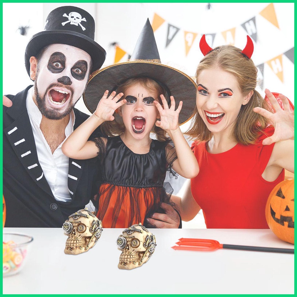 Mô Hình Đầu Lâu Trang Trí Halloween