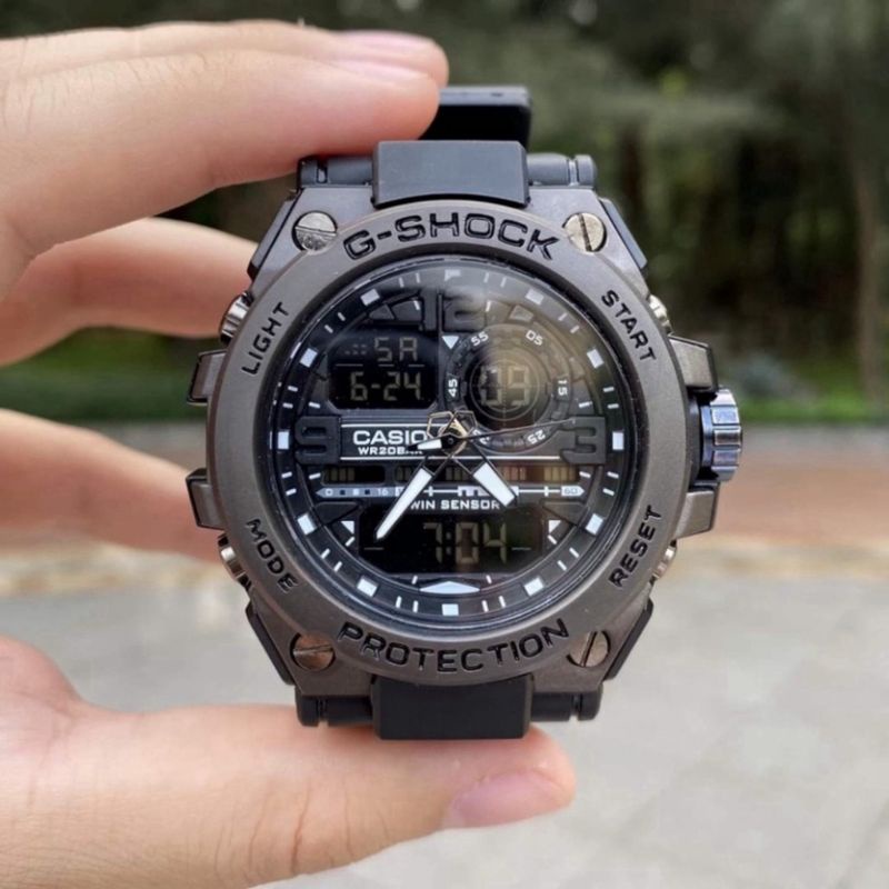 Đồng hồ nam G - Shock ( Hàng Xịn )dáng thể thao dây cao su tổng hợp cá tính mạnh mẽ