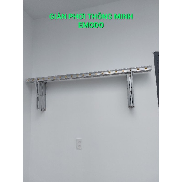 Giàn phơi Hàn Quốc gắn tường dạng xếp siêu chịu lực, độ bền cao và thẩm mỹ cực đẹp