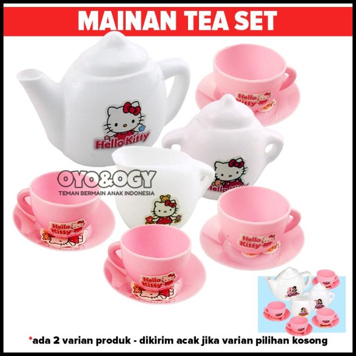 Bộ Ấm Chén Trà Cà Phê Hình Hello Kitty