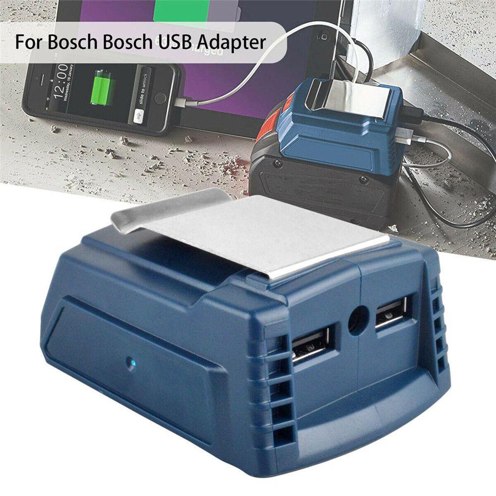 BEBETTERM BOSCH Đầu Nối Sạc Pin Li-ion 14.4V 18V Hai Cổng USB Chuyên Dụng