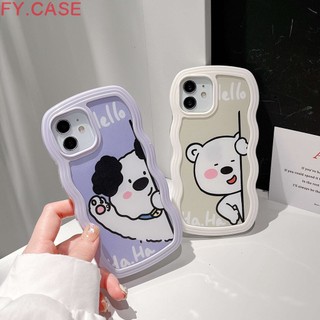 Ốp Điện Thoại Silicone Mềm Chống Sốc 2 Trong 1 Hình Thỏ Cho iPhone 6plus 7 + 8 + X XS XR 11 11 Pro 12 12 Pro 13 14 14 Pro