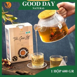 Trà gạo lứt Quê Việt mát gan,ngủ ngon,hỗ trợ giảm cân,1 hộp 600gram gồm 20 túi lọc