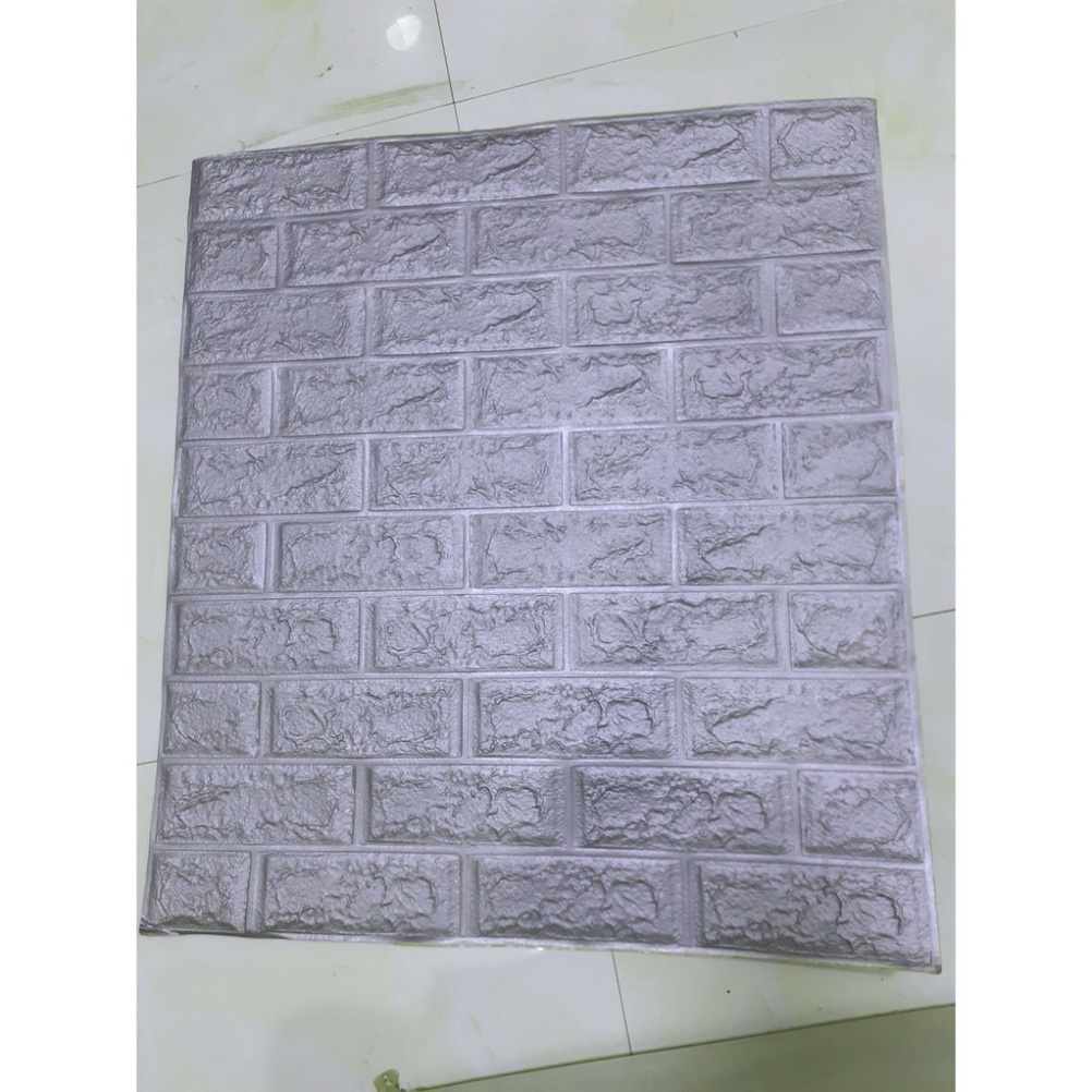 Xốp dán tường Giả gạch 3D Khổ Lớn 70x77cm đủ màu loại 1 MF375