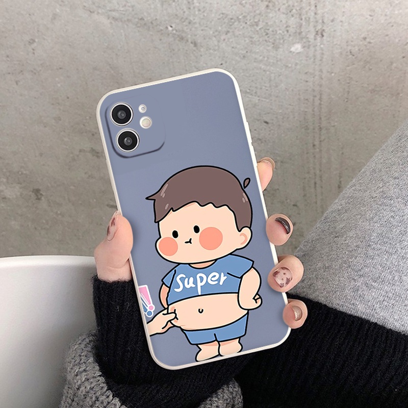 Ốp lưng iphone cặp đôi bụng mỡ kute ốp couple dễ thương đẹp cho IPHONE 13 12 11 PRO MAX SE 2020 X XR XS ip 8 7 6 6S PLUS