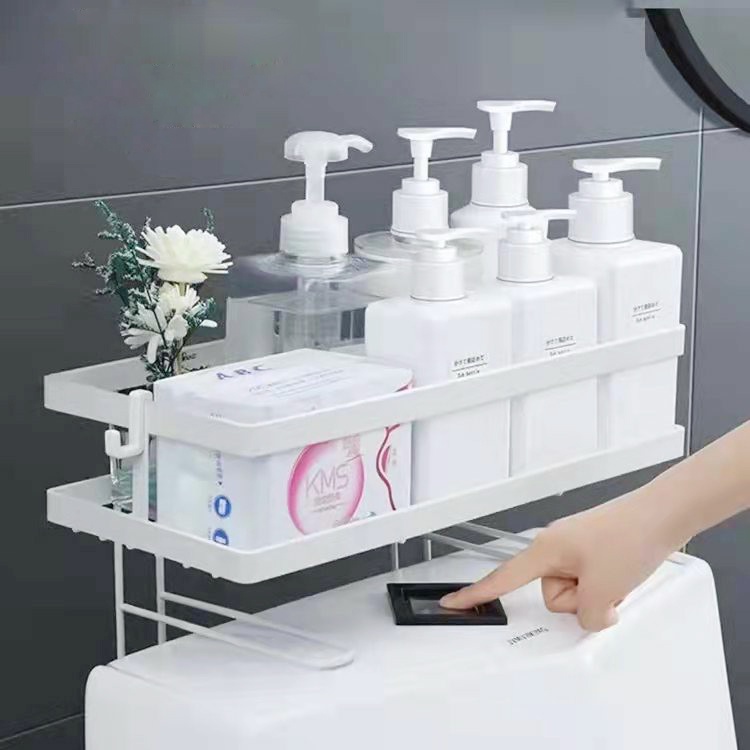 Kệ Để Đồ Toilet Tiện Lợi, Kệ Nhà Tắm Đa Năng ,Kệ Bồn Cầu Nhà Vệ Sinh Thep Cacbon Sơn Tĩnh Điện Không Gỉ MKS066