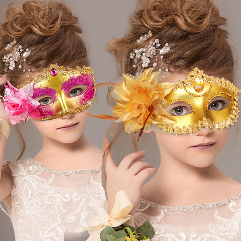 Mặt Nạ Nửa Mặt Hóa Trang Tiệc Halloween / Giáng Sinh Cho Bé Trai Bé Gái