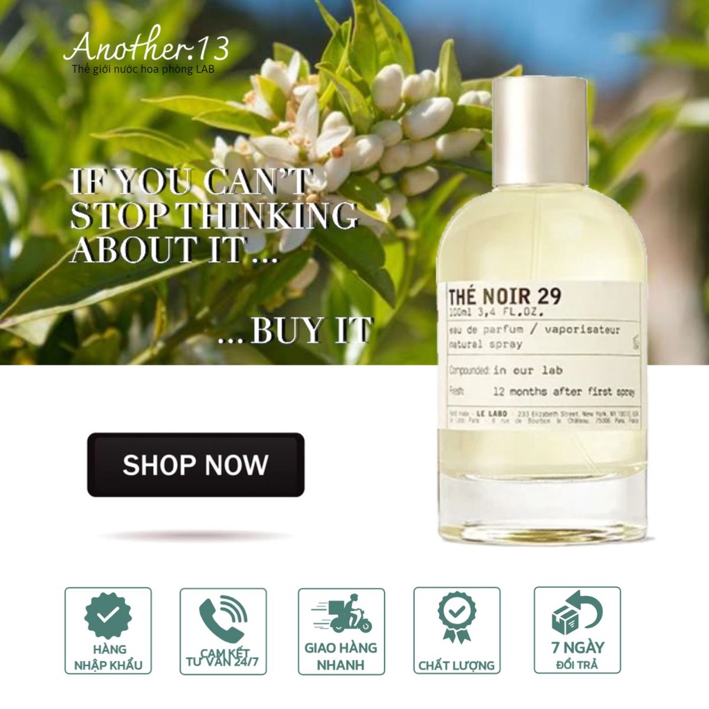 ⁂︎ 10ml┊Nước Hoa Phòng Lab ʟ ᴇ ʟ ᴀ ʙ ᴏ - The Noir 29 / EDP