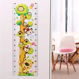 DeCal Dán Tường Đo Chiều Cao Cho Bé - Thước Đo Chiều Cao