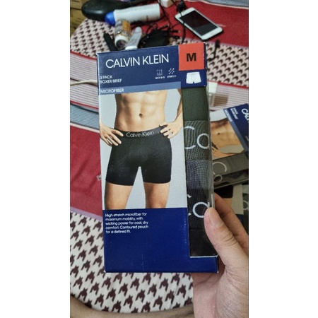 Quần Boxer 1 sét 3 cái Nam🇺🇲Hiệu : Calvin Klein - Hàng Auth mua tại Mỹ