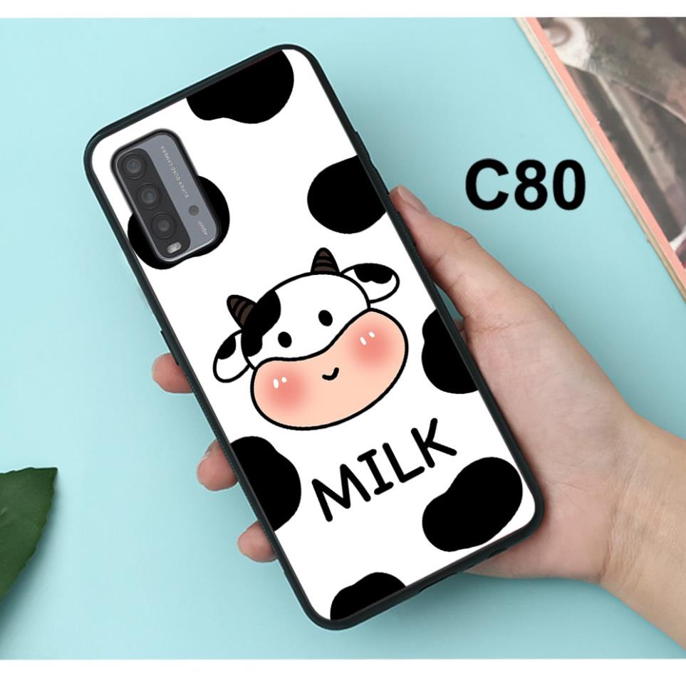 Ốp Lưng Xiaomi Redmi 9T - Poco M3 In Hình Bò Sữa Cute, Nhiều Màu Sắc : Rẻ Bền Đẹp P4 Tiến Minh