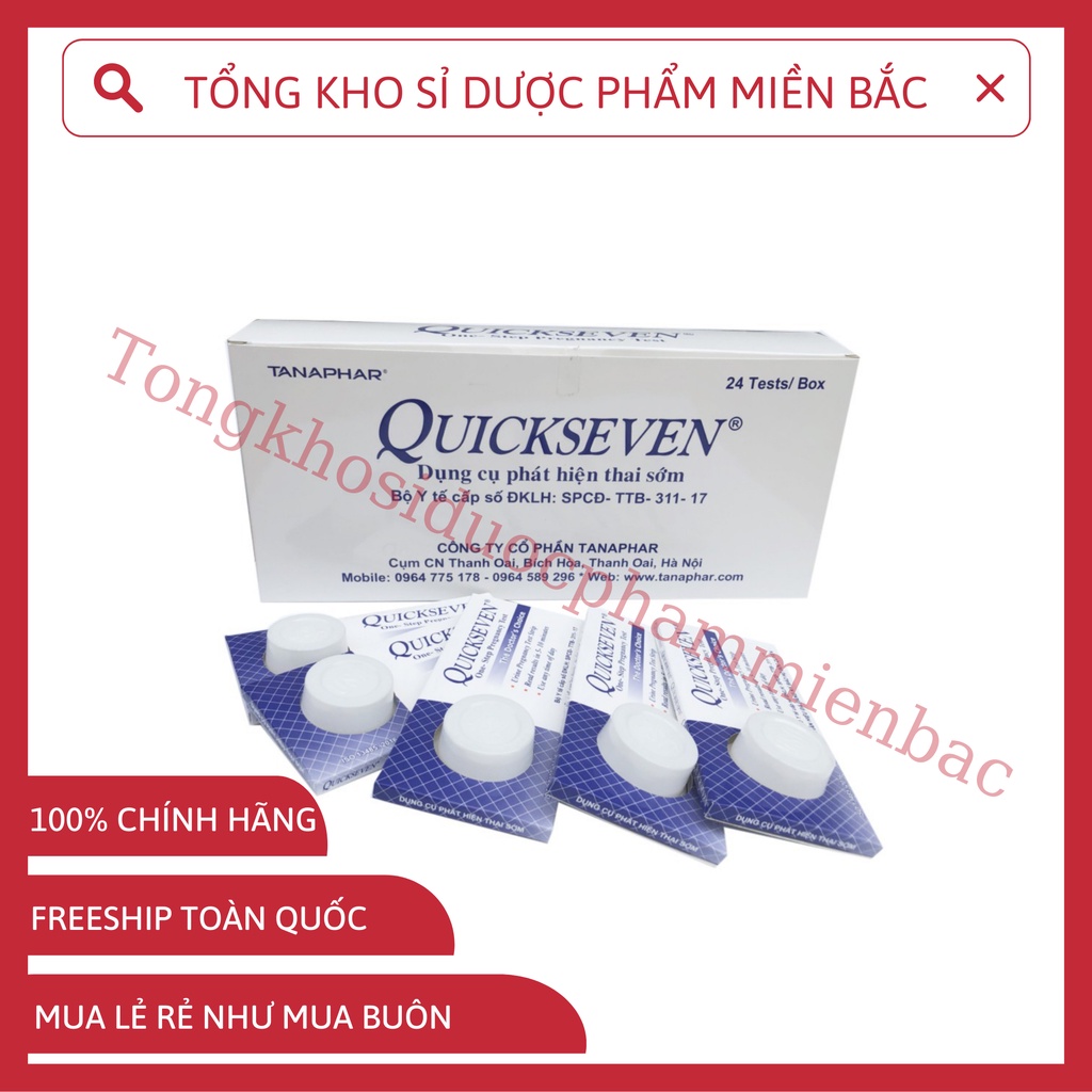 TEST THỬ THAI QUICKSEVEN - THỬ RỤNG TRỨNG LH TRUELINE