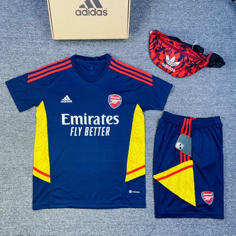 Quần áo đá bóng đá banh clb  Arsenal - sét áo quần bóng đá ARS mẫu mới 2021 - 2022 vải cao cấp - aobongda999.vn