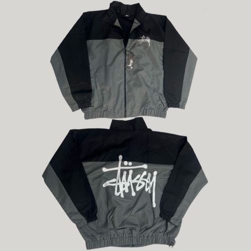 Áo khoác gió Jacket Stussy nam nữ 2 lớp, logo thêu from đẹp Chill Fashion