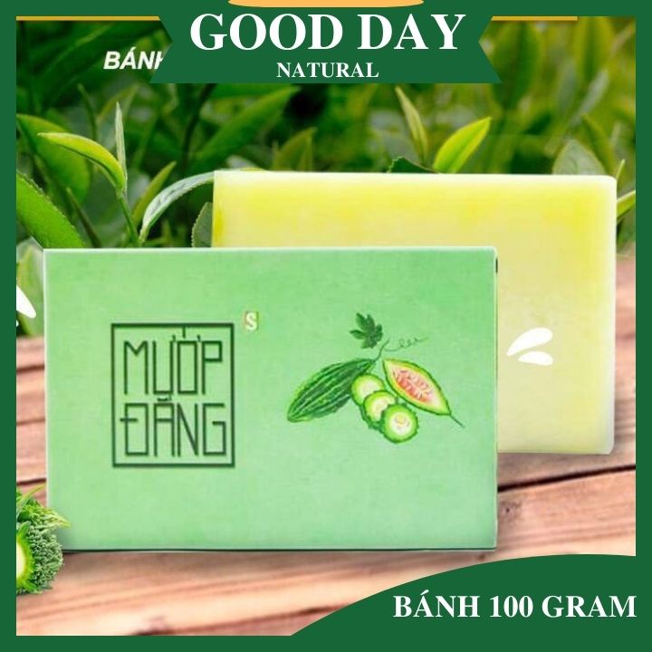 Xà bông sinh dược mướp đắng  - Xà phòng thiên nhiên Handmade Natural Organic Soap 100g