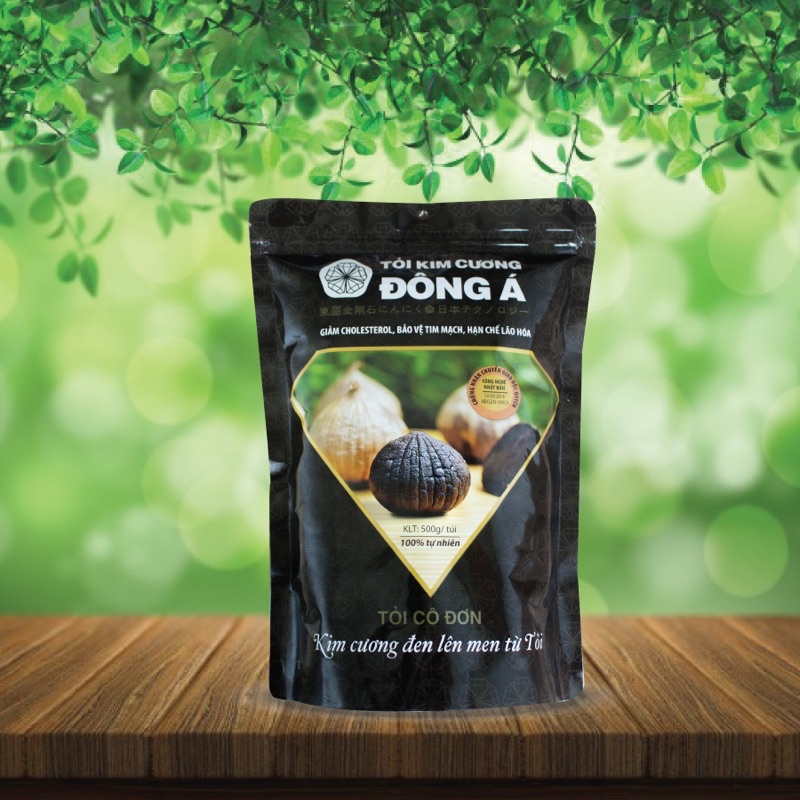 Tỏi đen kim cương Đông Á túi 200g date 7/2025