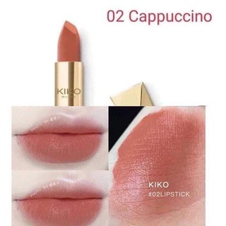 Son k.i.ko vỏ xanh màu 02 + 4% shopee