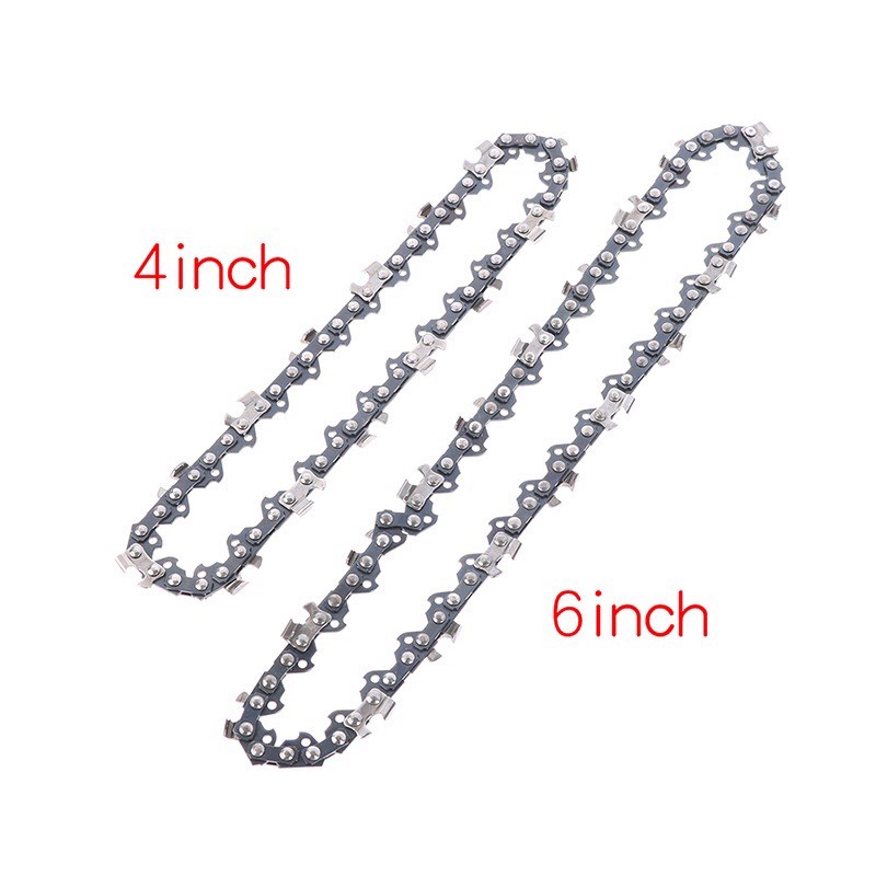 Xích 4 inch, xích 6inch phụ kiện máy cưa xích mini cầm tay dùng pin các loại máy cưa gỗ HITACHI, FUTA, MAKITA,..