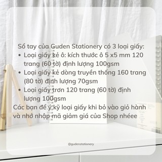 Sổ tay cỡ A5 mèo Basic 120 trang_Guden Stationery