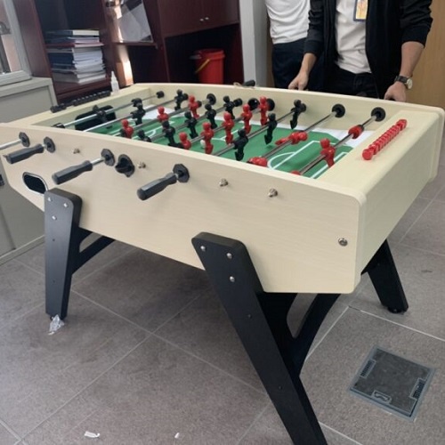 Banh Bàn Bi Lắc Bóng Đá Cỡ Lớn 1,4m JX 125 Cream Robot Thi Đấu, Foosball 1m4 Gia Đình Văn Phòng Kinh Doanh Hanana