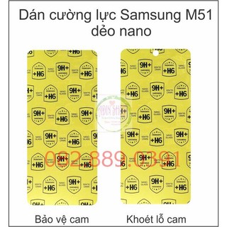 Dán cường lực Samsung M51 dẻo nano
