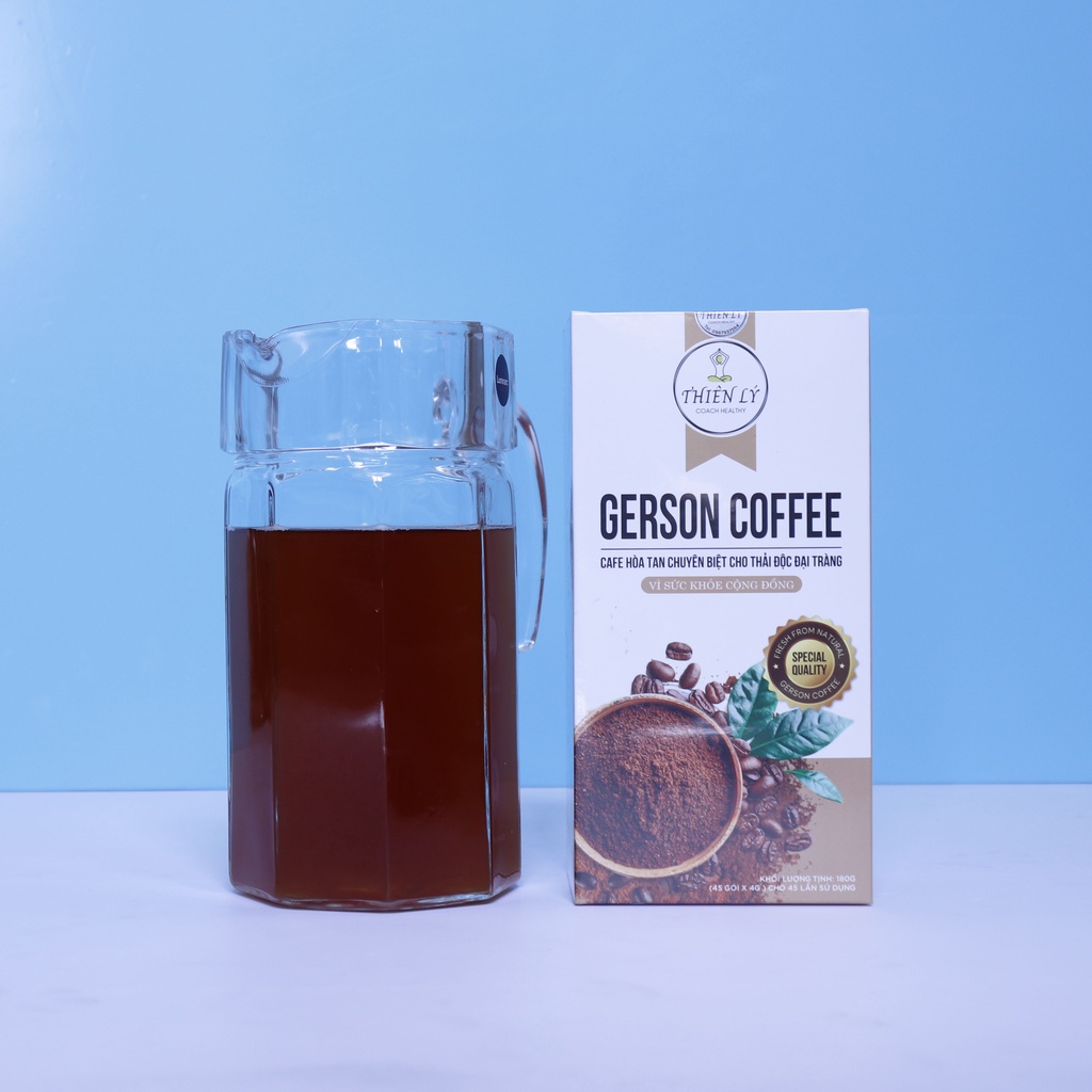 Thải độc cafe Combo 1,5 tháng loại hòa tan.