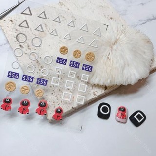 Sticker nail lụa Squid Game 5D JELIVA