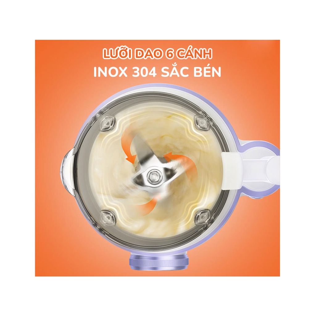 Máy Làm Sữa Hạt UNIE UMB08 phiên bản MỚI NHẤT 2023, Kèm chức năng TẠM DỪNG - Hàng chính hãng bảo hành 12 tháng