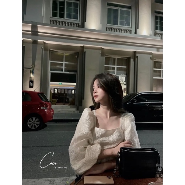 Cathy Top ÁO CỔ VUÔNG