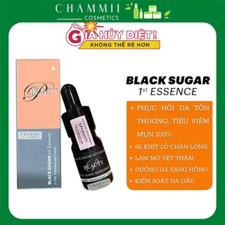 Serum đường đen BLACK SUGAR Tem Hồng 5ml, Giảm mụn ngừa thâm mờ sẹo dưỡng da căng mịn