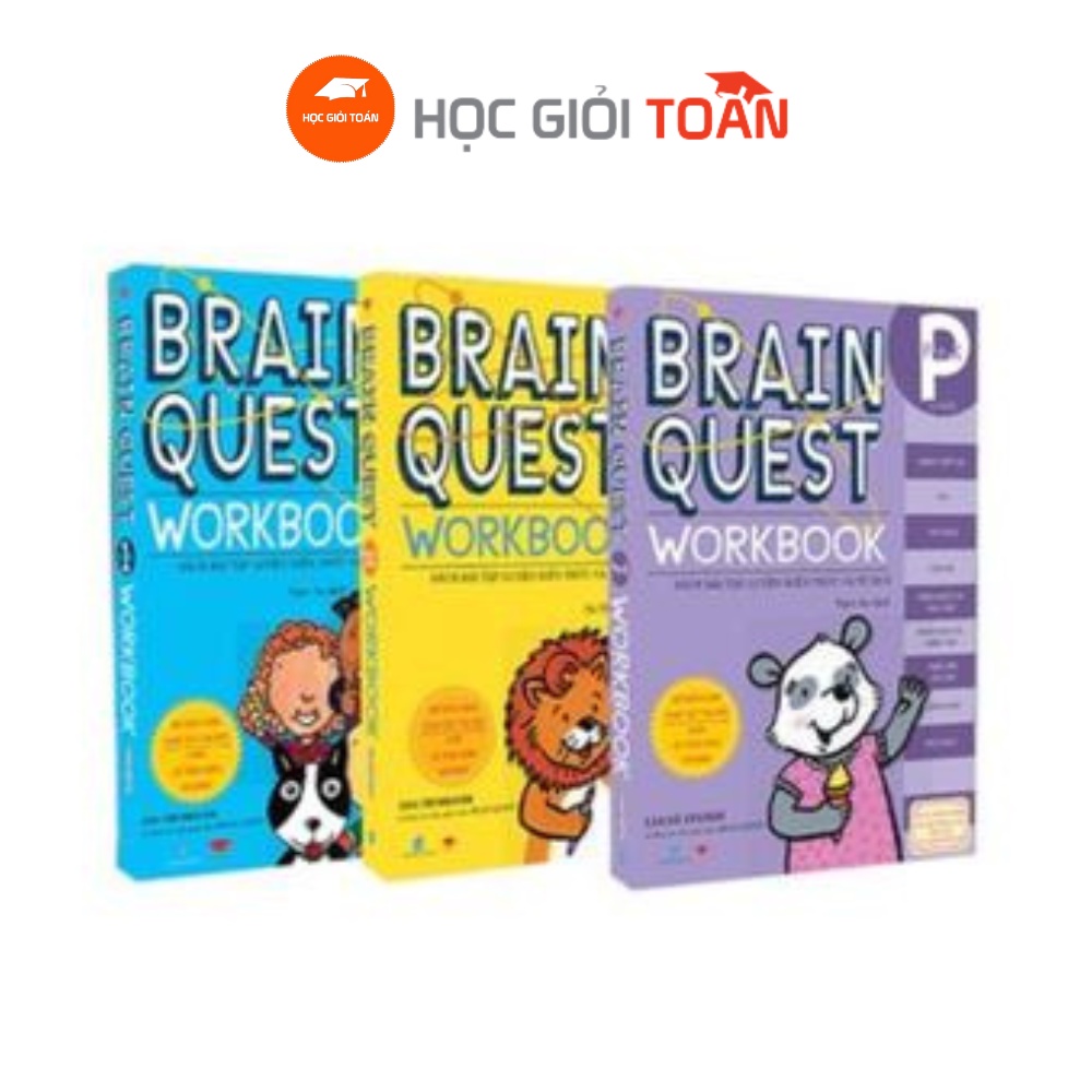 Sách: Brain quest workbook - Sách Bài Tập Song Ngữ cho trẻ từ 3-7 tuổi