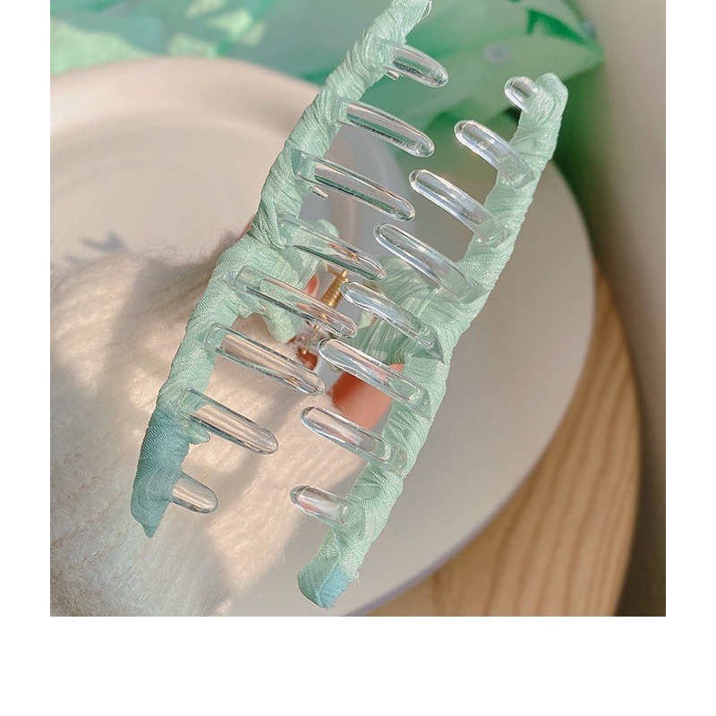 Kẹp tóc càng cua Vòng xoắn dây vải màu pastel nhẹ nhàng - dài 11cm Phong cách Hàn Quốc