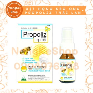 Xịt họng keo ong propoliz 15ml thái lan