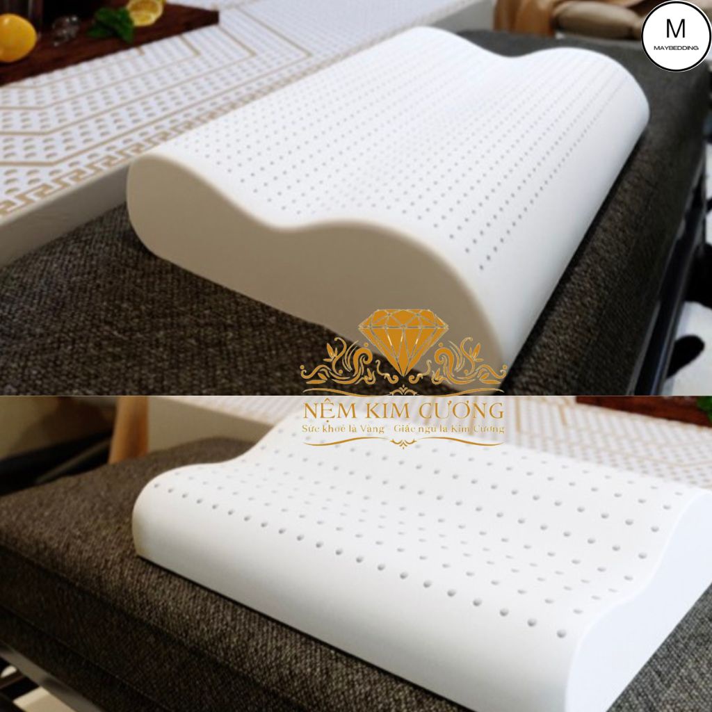 Gối Cao Su KIM CƯƠNG - Hàng Chính Hãng