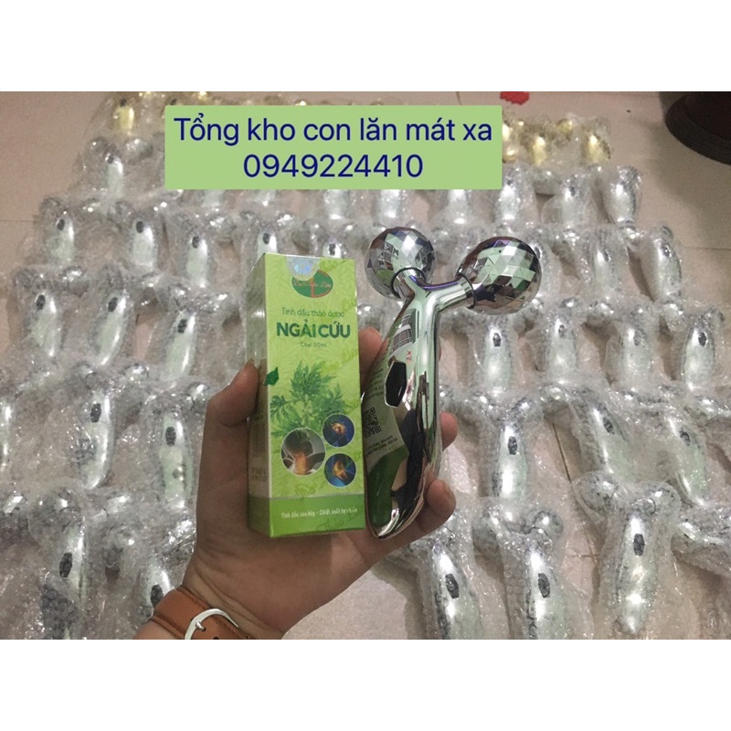 Con Lăn matxa 3D cao cấp Massage toàn cơ thể: mặt, cánh tay, chân, mông và lưng