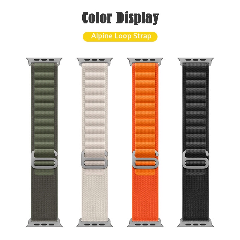 Dây Nylon Đeo Tay Thể Thao Dành Cho Apple Watch Ultra 49mm 45mm 41mm 44mm 40mm 38mm 42mm iWatch Series 8 7 SE 6 5 4 3