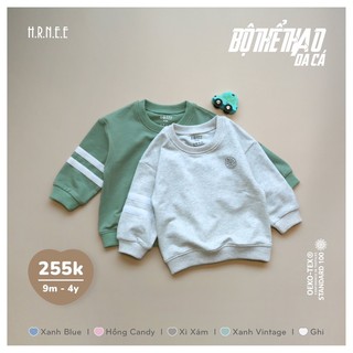 Hrnee Bộ nỉ da cá cho bé