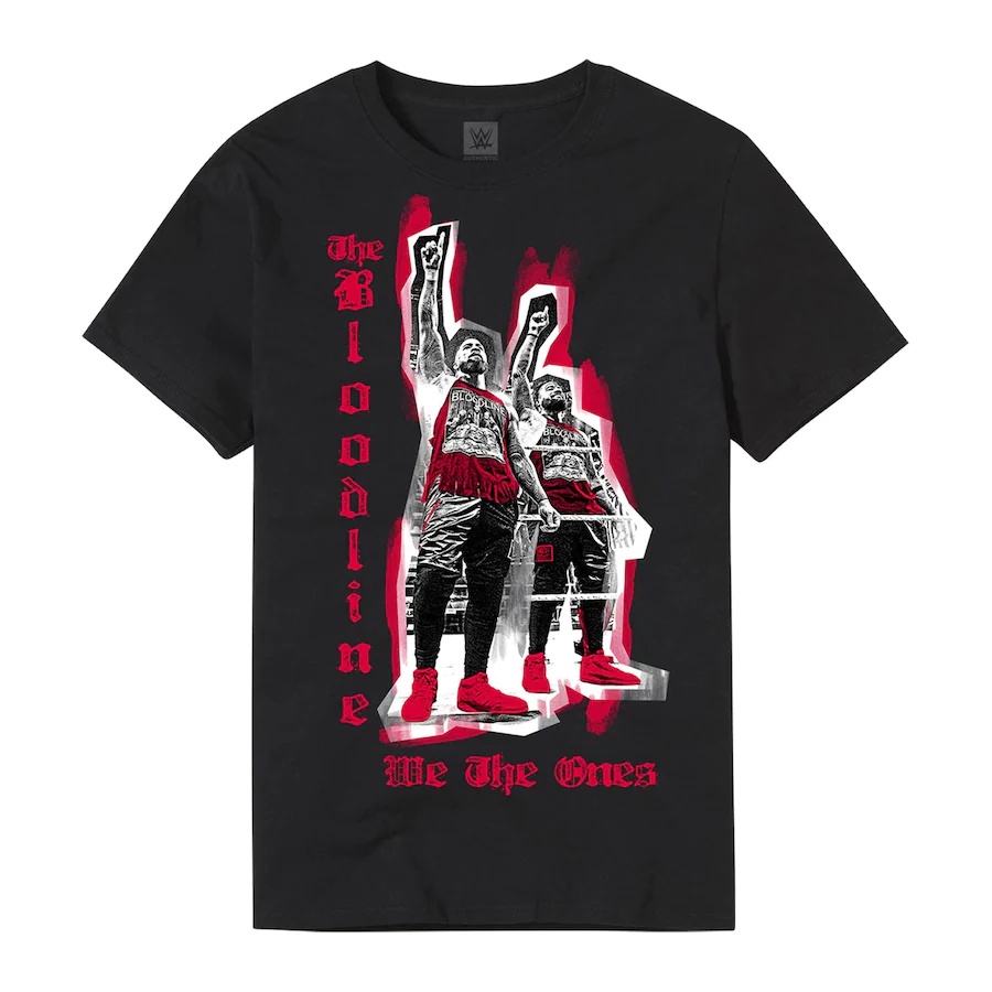 Áo Thun Tay Ngắn Màu Đen In Hình the Bloodline Acknowledge the Bloodline Thời Trang Mùa Hè Cho Nam Và Nữ