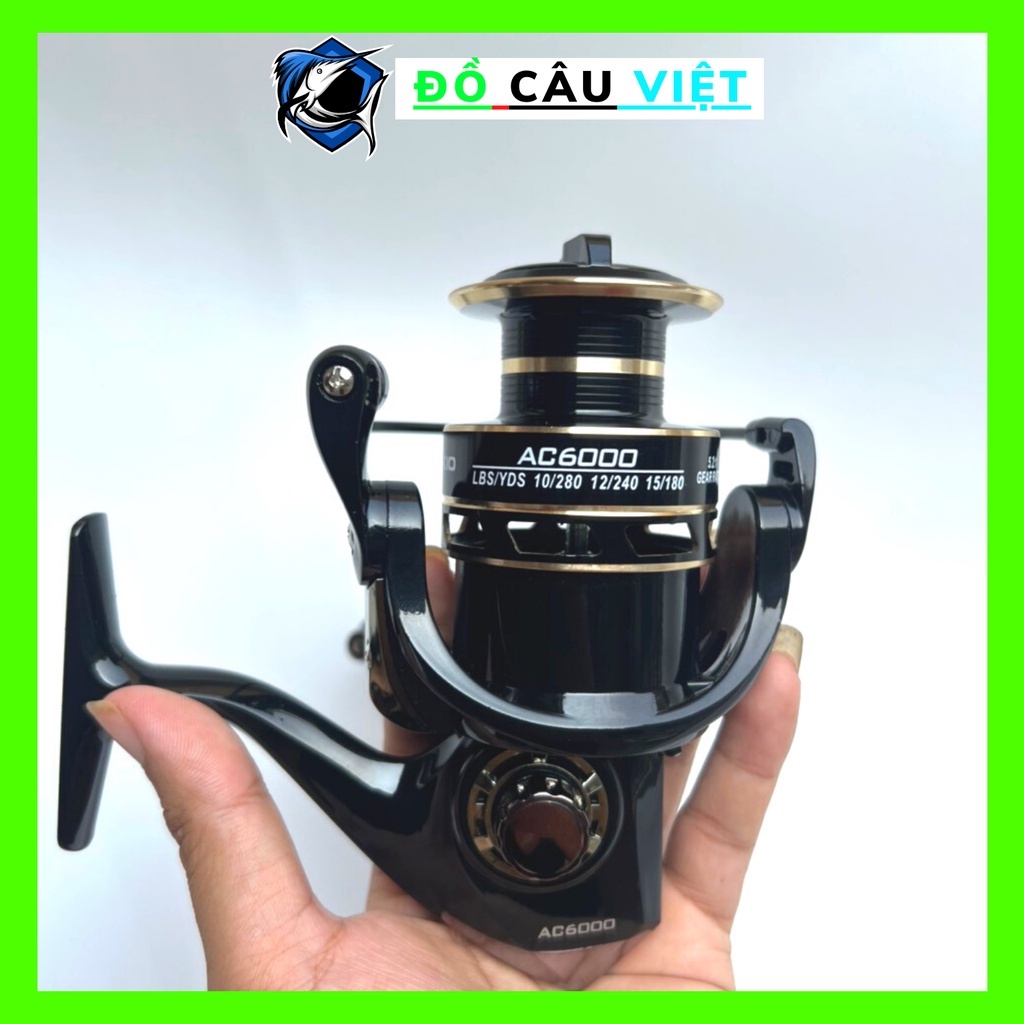 Máy Câu Cá Máy Đứng Duekio AC Full Kim Loại Máy Câu AC 2000 - 7000