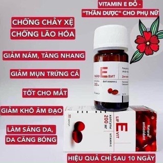 Vitamin e đỏ 400mg của nga