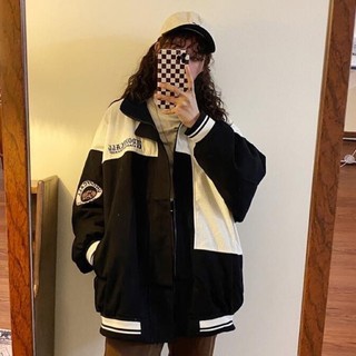 Áo khoác Jacket nam nữ Áo khoác bomber đen trắng phong cách cá tính